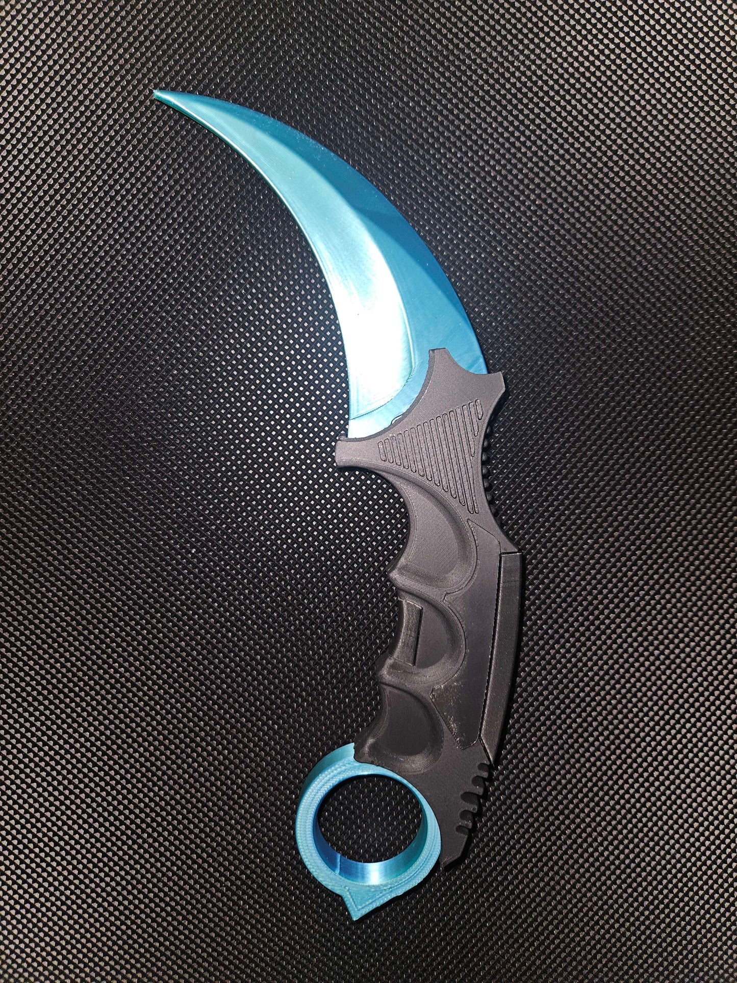3D Counter-Strike 2 Printed Karambit Knife Replica – Dark Cyan